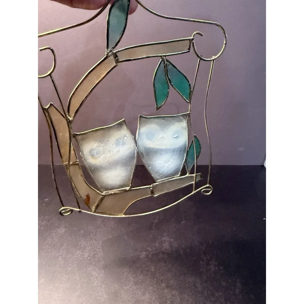 Vintage Owl‎ Suncatcher